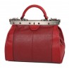 Sac à main en cuir KATANA "Doctor Bag" rouge | Sac femme style vintage pas cher Sac à main en cuir KATANA "Doctor Bag" rouge | Sac femme style vintage pas cher