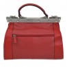 Sac à main en cuir KATANA "Doctor Bag" rouge | Sac femme style vintage pas cher Sac à main en cuir KATANA "Doctor Bag" rouge | Sac femme style vintage pas cher