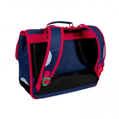 Cartable KICKERS 38 cm fille bleu/rose - dos