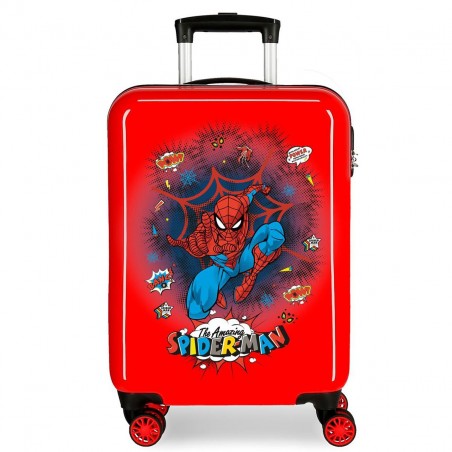 Valise cabine SPIDERMAN "Pop" - rouge