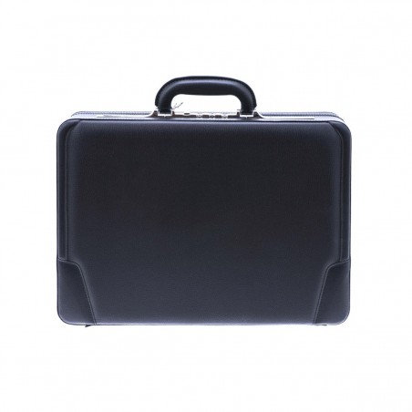 Attaché-case DAVIDTS avec soufflet - noir