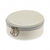 Coffret à bijoux rond DAVIDTS "Zip'n go" - beige Coffret à bijoux rond DAVIDTS "Zip'n go" - beige