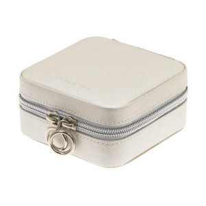 Coffret à bijoux carré DAVIDTS "Zip'n go" - beige