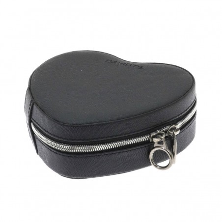 Coffret à bijoux coeur DAVIDTS "Zip'n go" - noir Coffret à bijoux coeur DAVIDTS "Zip'n go" - noir