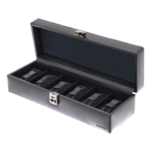 Coffret 6 montres DAVIDTS "Halley" - noir