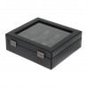 Coffret 8 montres vitré DAVIDTS "Halley" - noir Coffret 8 montres vitré DAVIDTS "Halley" - noir
