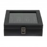 Coffret 8 montres vitré DAVIDTS "Halley" - noir Coffret 8 montres vitré DAVIDTS "Halley" - noir