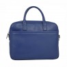 Cartable porte-documents et ordinateur femme en cuir KATANA - bleu vif Cartable porte-documents et ordinateur femme en cuir KATANA - bleu vif