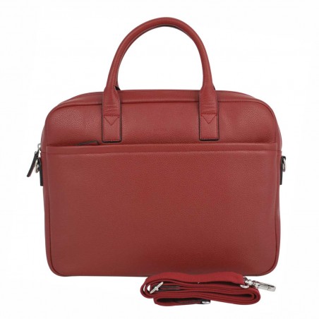 Cartable femme en cuir KATANA - rouge