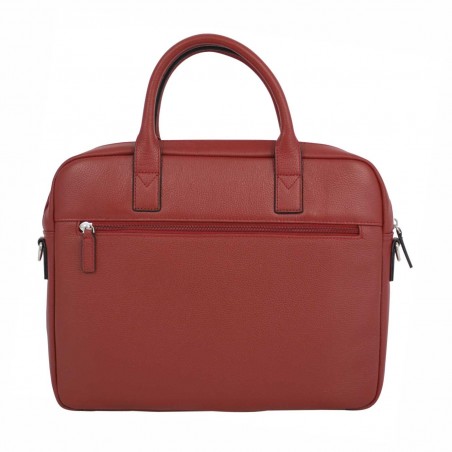 Cartable femme en cuir KATANA - rouge