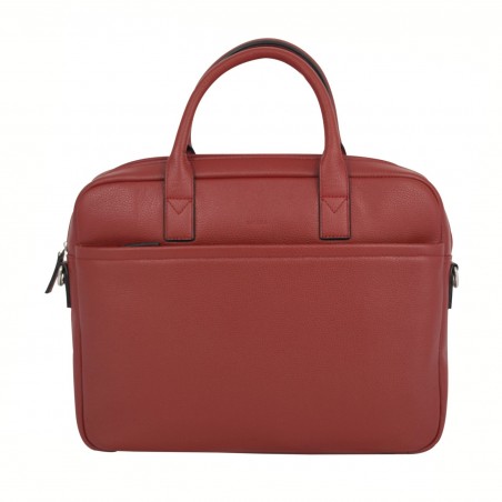 Cartable femme en cuir KATANA - rouge