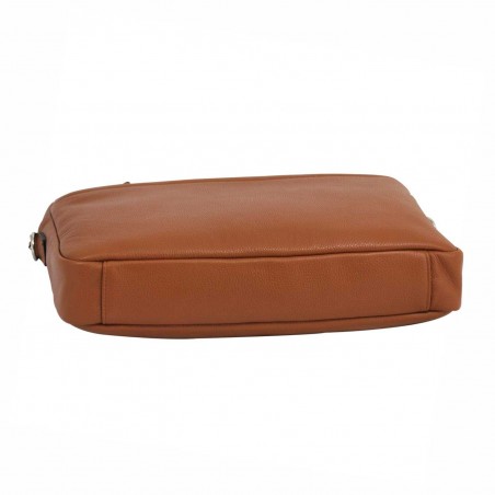 Cartable femme en cuir KATANA - camel