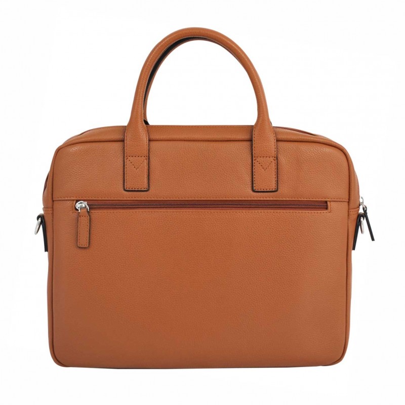 Cartable femme en cuir KATANA camel 