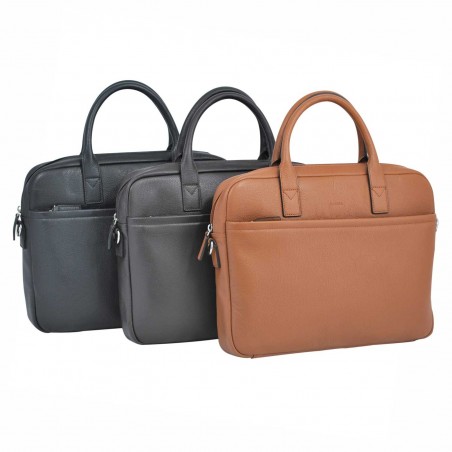 Cartable femme en cuir KATANA - marron foncé Cartable femme en cuir KATANA - marron foncé