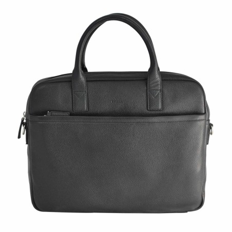 Cartable femme en cuir KATANA - noir