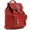 Sac à dos en cuir gras KATANA M rouge | Bagage femme style classique intemporel cuir de qualité Sac à dos en cuir gras KATANA M rouge | Bagage femme style classique intemporel cuir de qualité