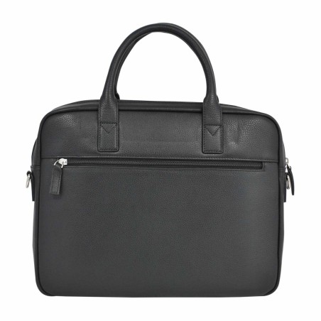 Cartable femme en cuir KATANA - noir