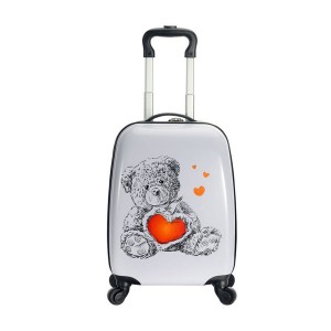 Valise enfant SNOWBALL "Ourson" - blanc