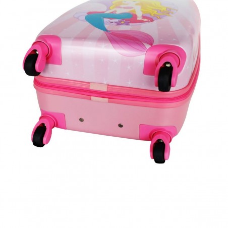 Valise enfant SNOWBALL "Sirène" - rose