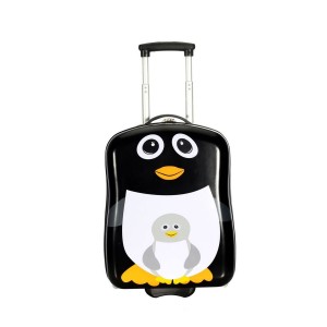 Valise enfant SNOWBALL "Pingouin" - noir