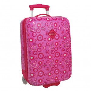 Valise enfant SNOWBALL "Daisy" - rose