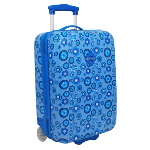 Valise enfant SNOWBALL "Daisy" - bleu