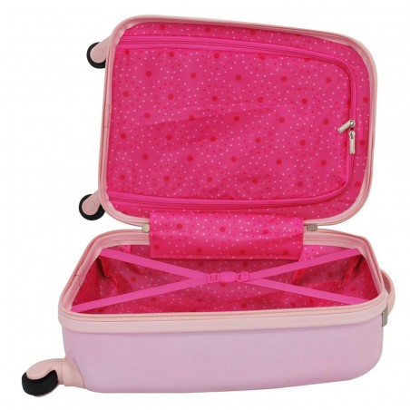 Valise enfant SNOWBALL "Chaton" - rose