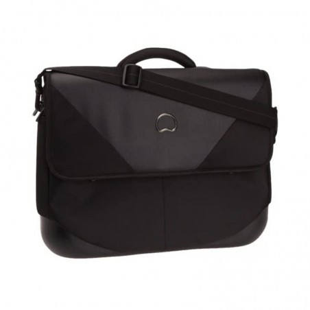 Cartable 2 cpts protection PC DELSEY "Palais Royal" - noir Cartable 2 cpts protection PC DELSEY "Palais Royal" - noir