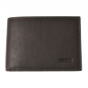 Portefeuille en cuir KATANA protection RFID - marron foncé Portefeuille en cuir KATANA protection RFID - marron foncé