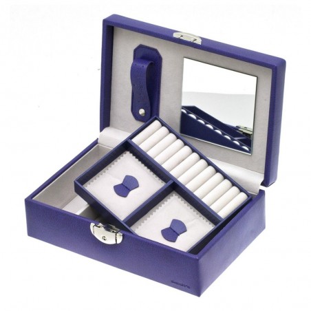 Coffret à bijoux DAVIDTS "Euclide" violet | Grande boite à bijoux femme élégante qualité luxe pas cher Coffret à bijoux DAVIDTS "Euclide" violet | Grande boite à bijoux femme élégante qualité luxe pas cher