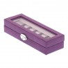 Coffret à bagues DAVIDTS "Euclide" - lilas Coffret à bagues DAVIDTS "Euclide" - lilas