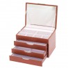 Coffret à bijoux DAVIDTS "Static" - cognac Coffret à bijoux DAVIDTS "Static" - cognac
