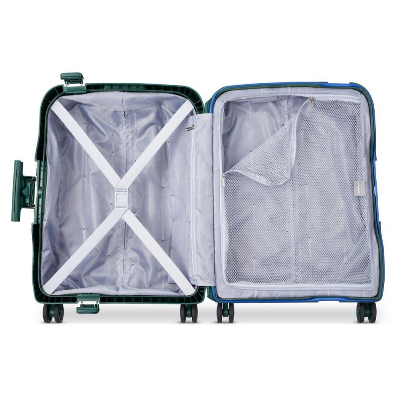 Valise cabine 4 roues 55cm DELSEY Moncey vert