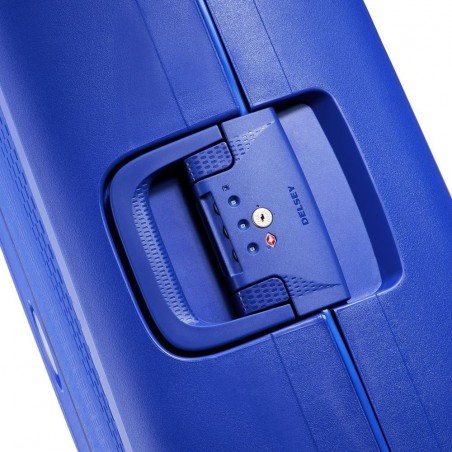 DELSEY valise cabine 55cm slim Moncey bleu | Bagage taille cabine robuste sécurisé étanche qualité pas cher