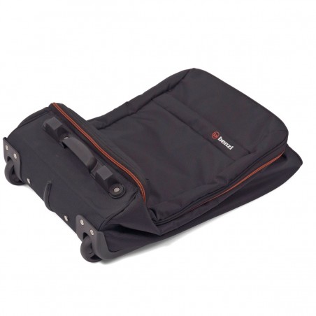 Valise cabine pliable 2 roues BENZI "New" - noir