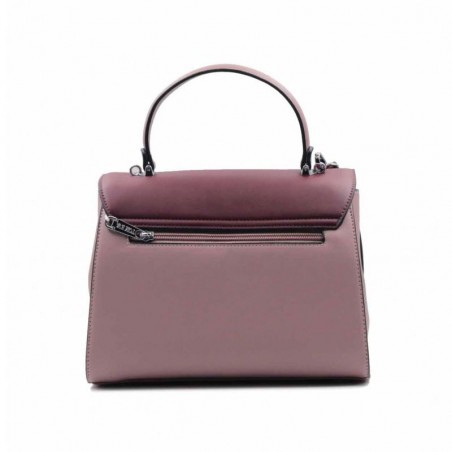 Sac à main TOM & EVA "Reine" violet | Sac femme porté main porté épaule tendance original pas cher