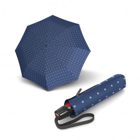 Parapluie pliant KNIRPS "T200 Medium Duomatic" kelly blue | Parapluie de poche femme qualité allemande garantie 5 ans