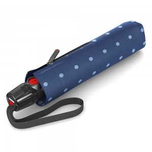 Parapluie pliant KNIRPS "T200 Medium Duomatic" kelly blue | Parapluie de poche femme qualité allemande garantie 5 ans
