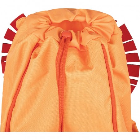 Petit sac à dos enfant crèche L'ÉCOLE DES TANN'S "Lion" orange