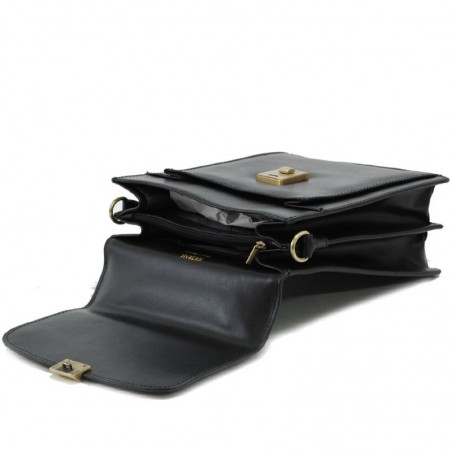 Sacoche classique homme en cuir KATANA noir | Pochette type baisenville pour messieurs pas cher