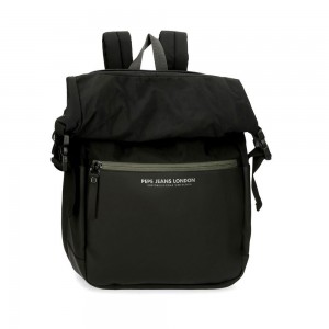 Sac à dos ordinateur 15,6" homme marque PEPE JEANS LONDON "Sail" noir