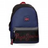 Sac à dos scolaire garçon PEPE JEANS LONDON "Hammer" bleu/noir Sac à dos scolaire garçon PEPE JEANS LONDON "Hammer" bleu/noir