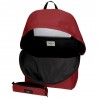 Sac à dos ado style eastpak + trousse offerte marque PEPE JEANS LONDON "Aris Evergreen" rouge bordeaux Sac à dos ado style eastpak + trousse offerte marque PEPE JEANS LONDON "Aris Evergreen" rouge bordeaux