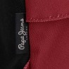 Sac à dos ado style eastpak + trousse offerte marque PEPE JEANS LONDON "Aris Evergreen" rouge bordeaux Sac à dos ado style eastpak + trousse offerte marque PEPE JEANS LONDON "Aris Evergreen" rouge bordeaux