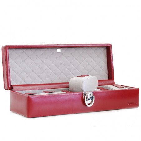 Coffret Montres vitré en Cuir - Gris Coffret Montres vitré en Cuir - Gris