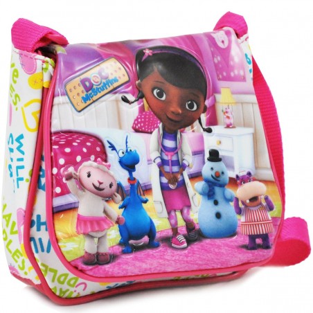 Sac à main Bandoulière DOCTEUR LA PELUCHE 17cm - Rose Sac à main Bandoulière DOCTEUR LA PELUCHE 17cm - Rose