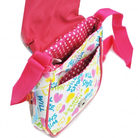 Sac à main Bandoulière DOCTEUR LA PELUCHE 17cm - Rose Sac à main Bandoulière DOCTEUR LA PELUCHE 17cm - Rose