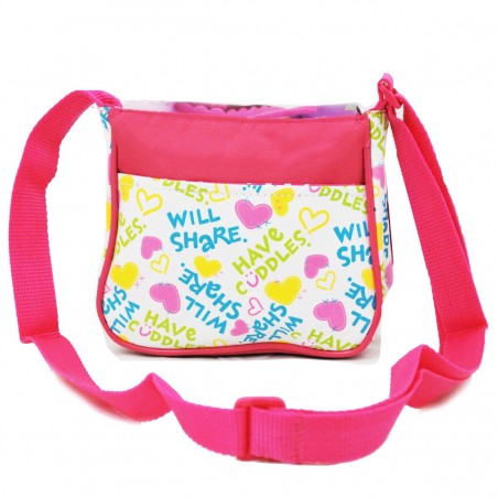 Sac à main Bandoulière DOCTEUR LA PELUCHE 17cm - Rose Sac à main Bandoulière DOCTEUR LA PELUCHE 17cm - Rose