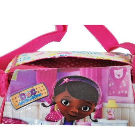 Sac à main Bandoulière DOCTEUR LA PELUCHE 17cm - Rose Sac à main Bandoulière DOCTEUR LA PELUCHE 17cm - Rose