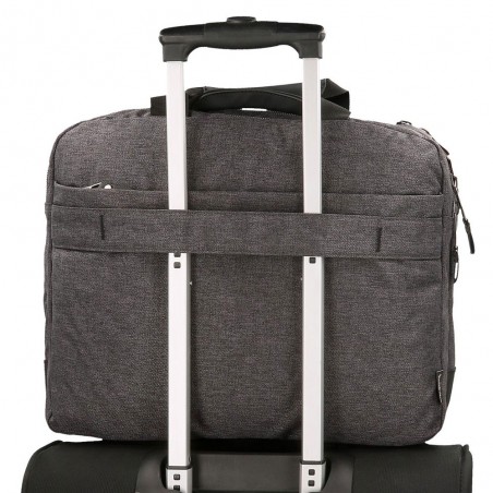 Sacoche ordinateur 15,6 pouces homme marque PEPE JEANS LONDON "Irvin" gris chiné Sacoche ordinateur 15,6 pouces homme marque PEPE JEANS LONDON "Irvin" gris chiné